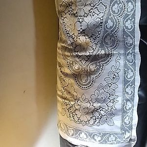 Large Beautiful Vintage DOILIE RUNNER,(56 inches long x 16 inch wide)